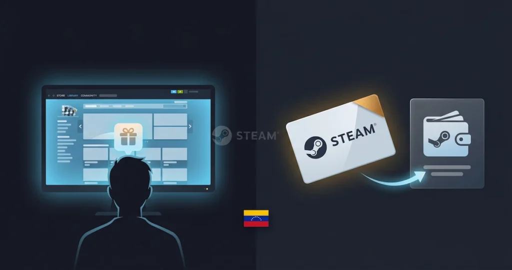 Comprar Steam desde Venezuela en Venegift con pago en bolívares