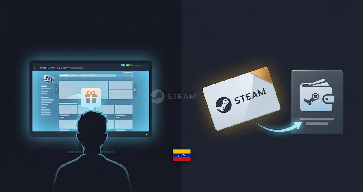 Comprar Steam desde Venezuela en Venegift con pago en bolívares